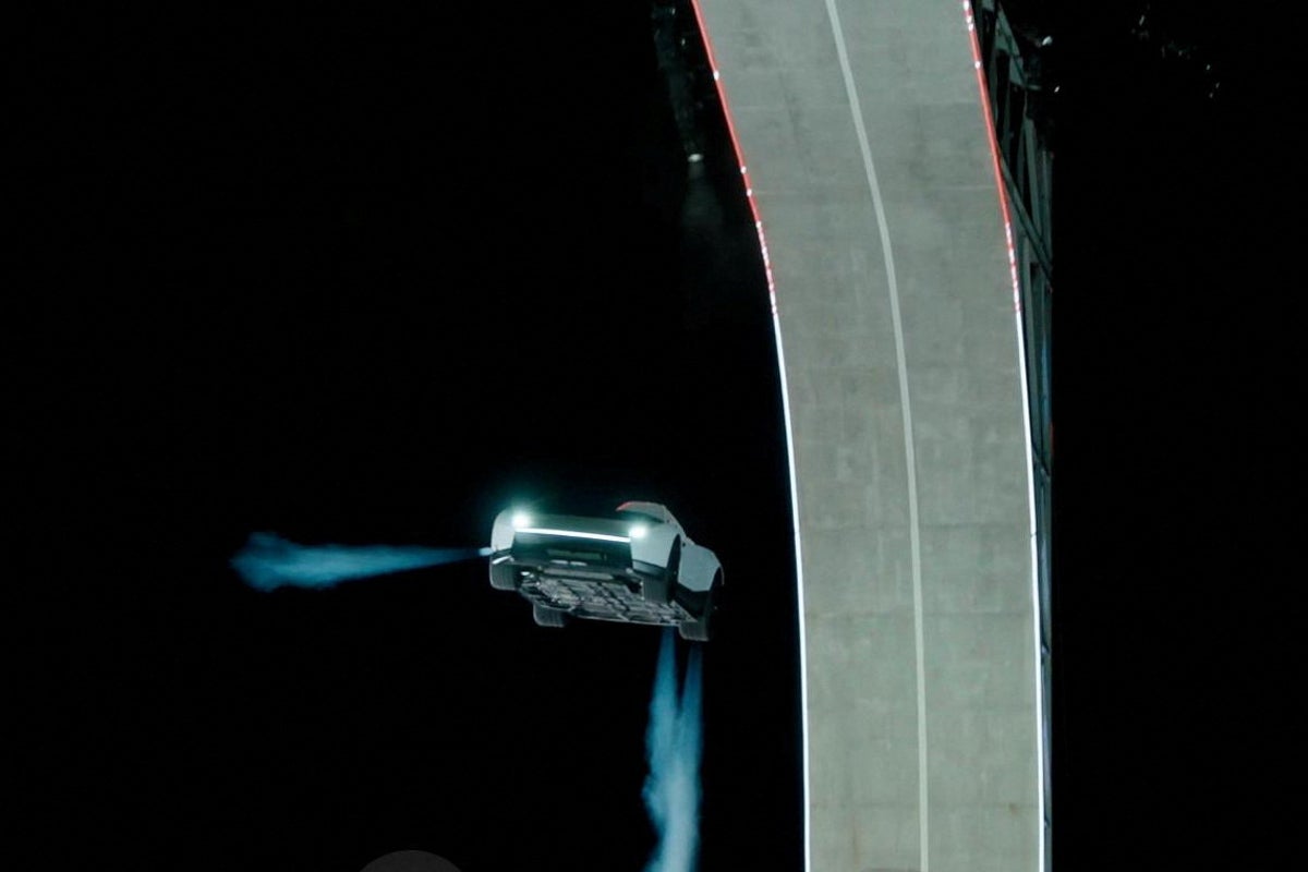 Tesla’s new flying roadster car can’t actually drive on roads