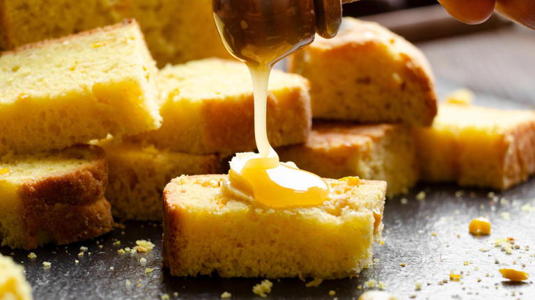 For a southern-style twist on grilled cheese, swap your bread for this