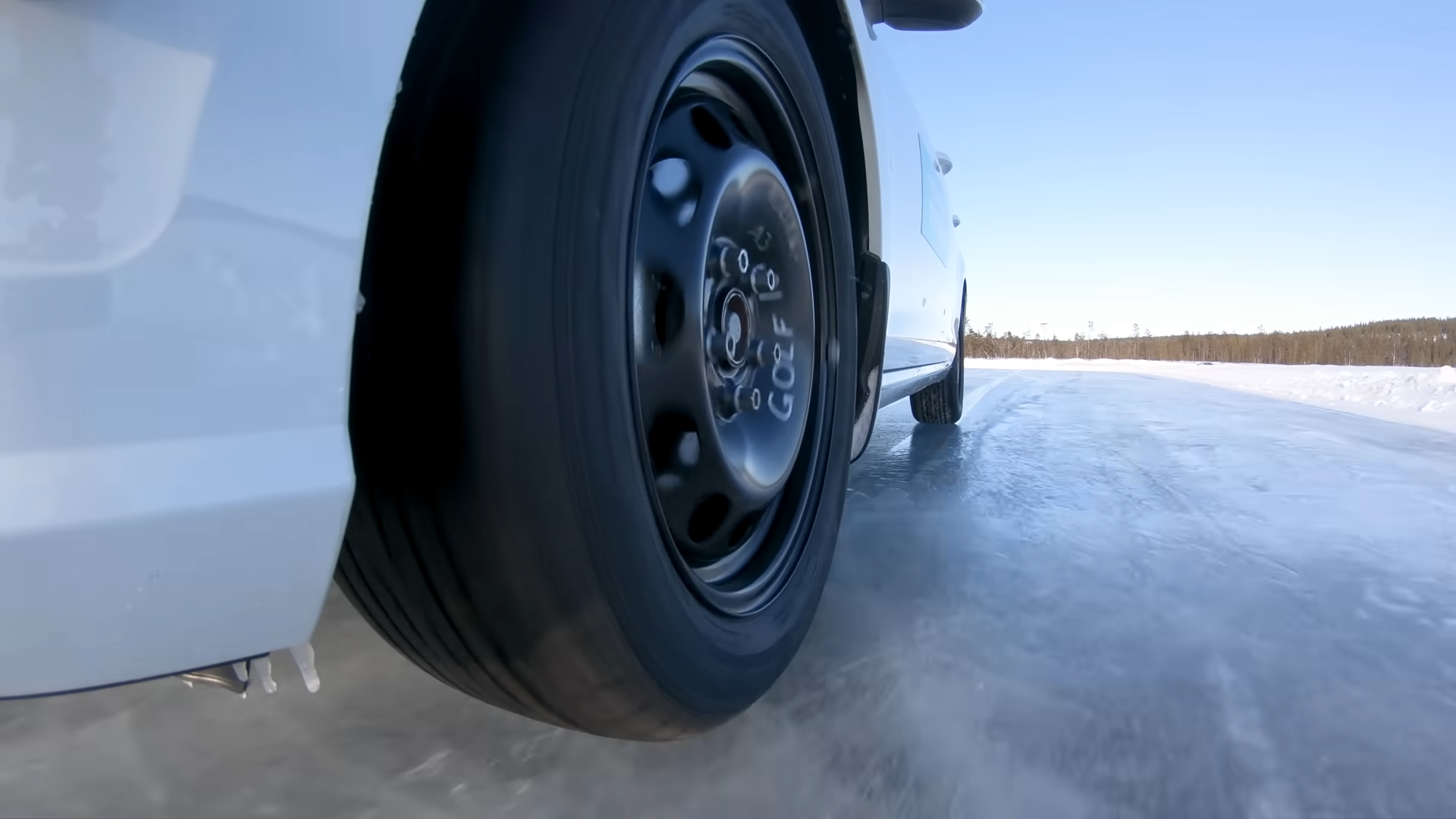 What happens when winter tires meet ice