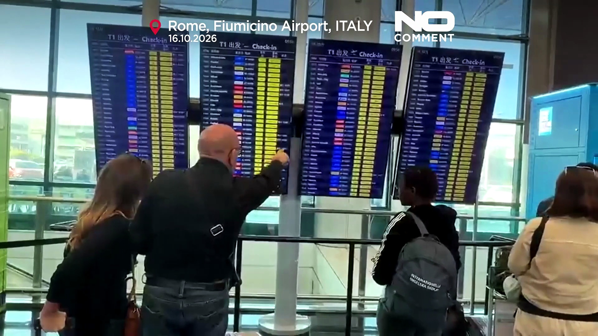 Italy: Nationwide air traffic control issues disrupt flights at Rome ...