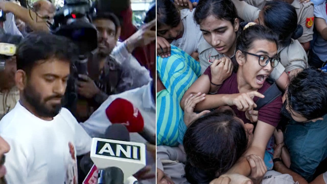 Abhijeet Dipke detained before march, Neha Bora picked up near Jantar ...