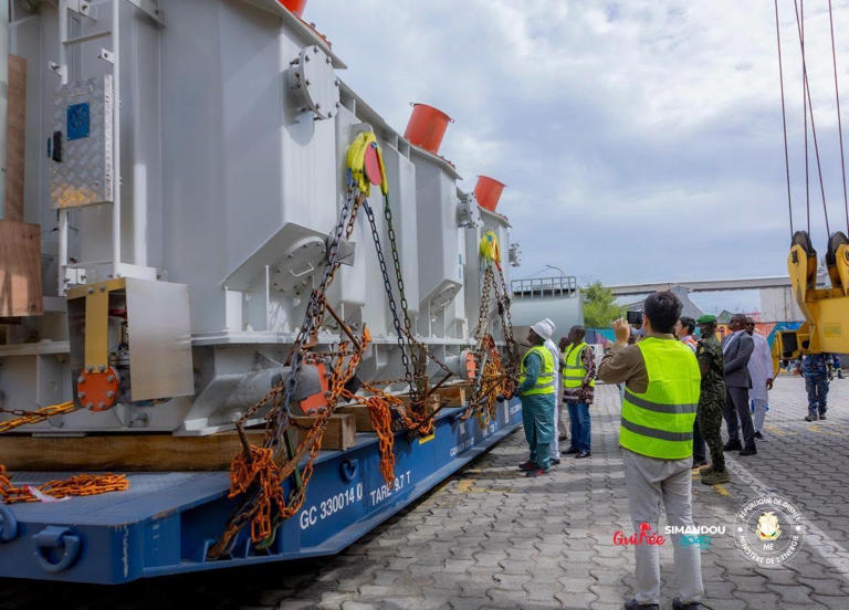 Barrage d’Amaria : trois transformateurs réceptionnés