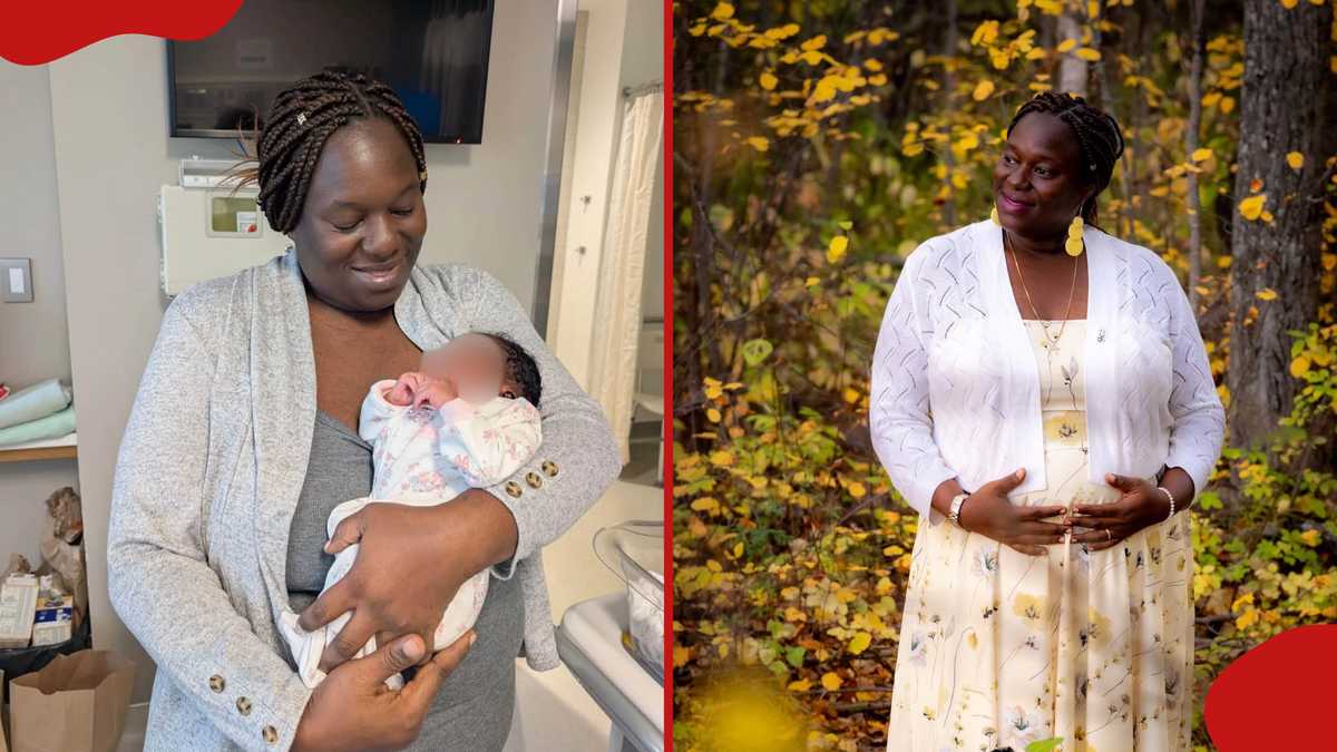 Woman overjoyed after giving birth to baby girl after 9 years of trying ...