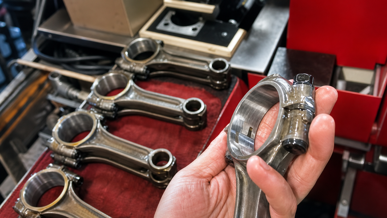 Upgrading a set of 327 Small Block Chevy Connecting Rods w/ ARP Bolts ...