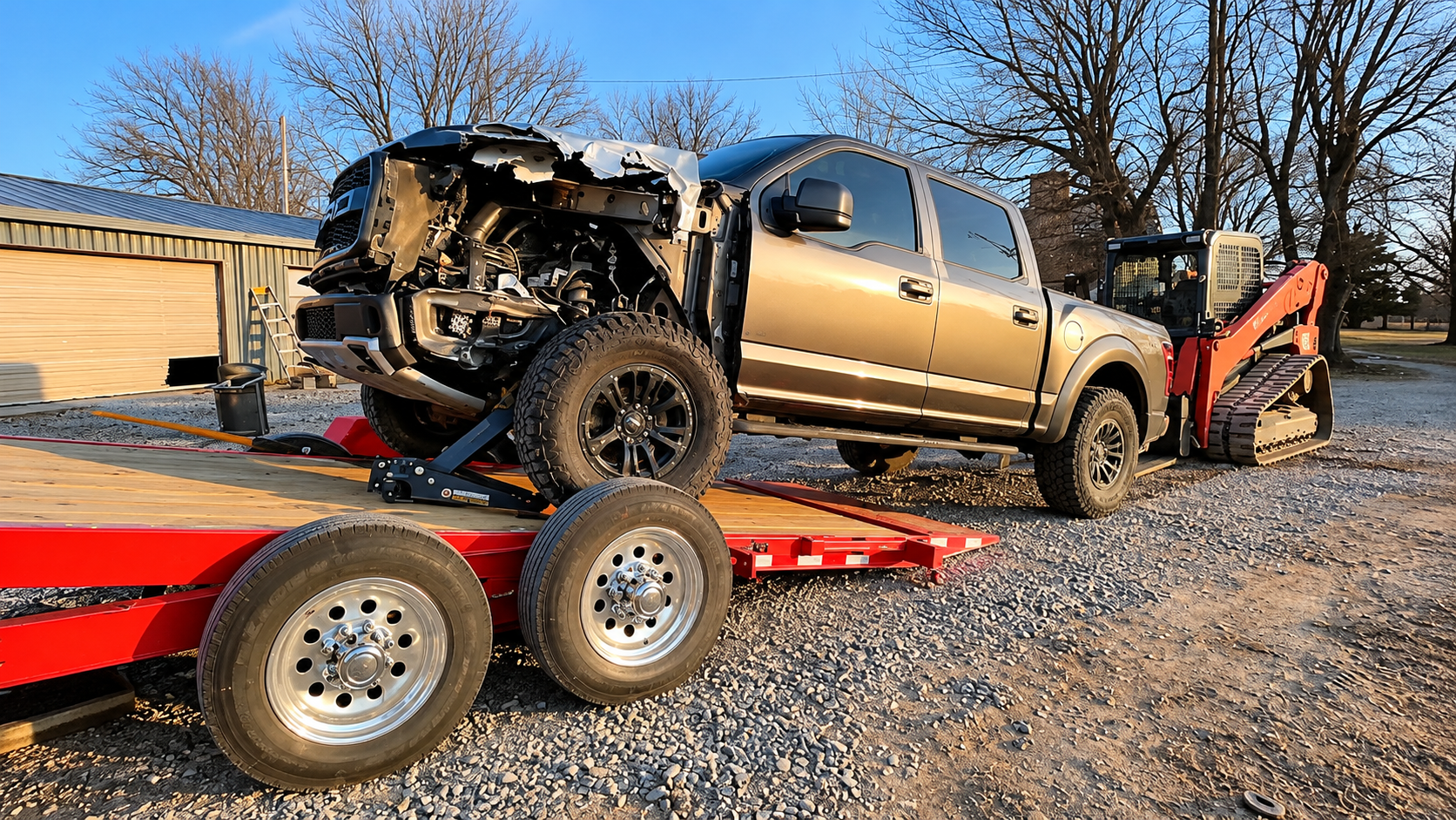He bought a wrecked 2019 Ford Raptor - the frame damage was worse than ...