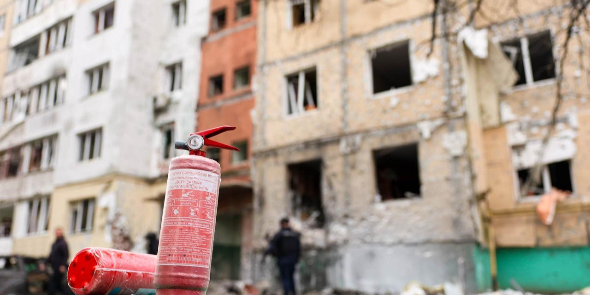 Ukrainian rescuers release photos of aftermath of Russian drone attack ...