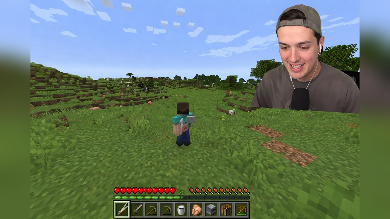 BeckBroJack steals mob parts in Minecraft