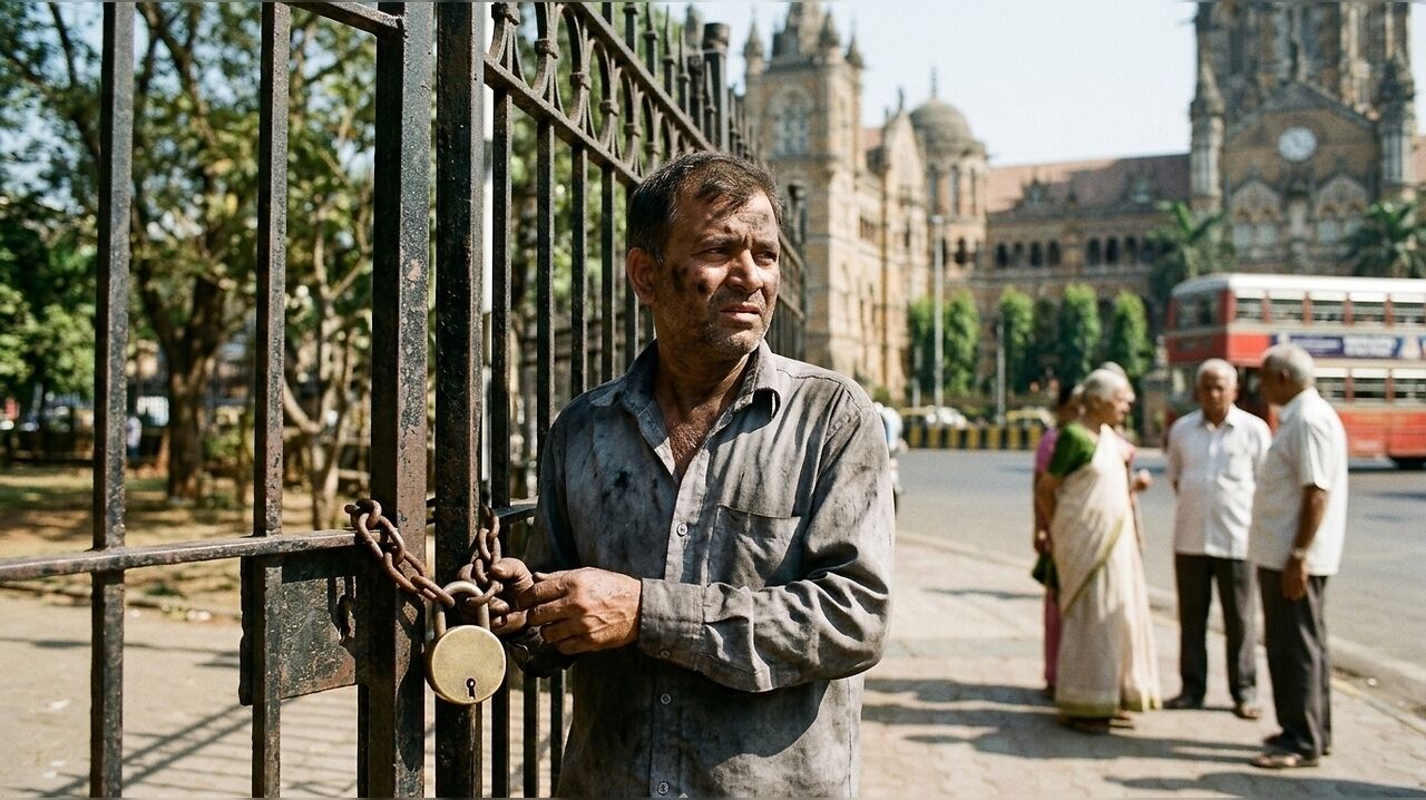 Ulhasnagar seniors protest closure of beloved park for beautification ...