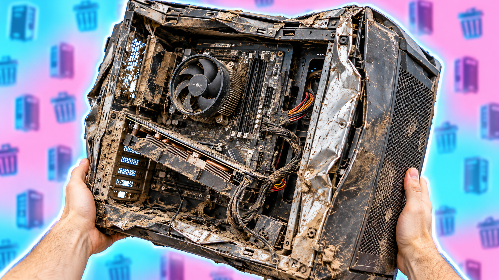 Trash-compacted PC mismatch - source describes where winds meet