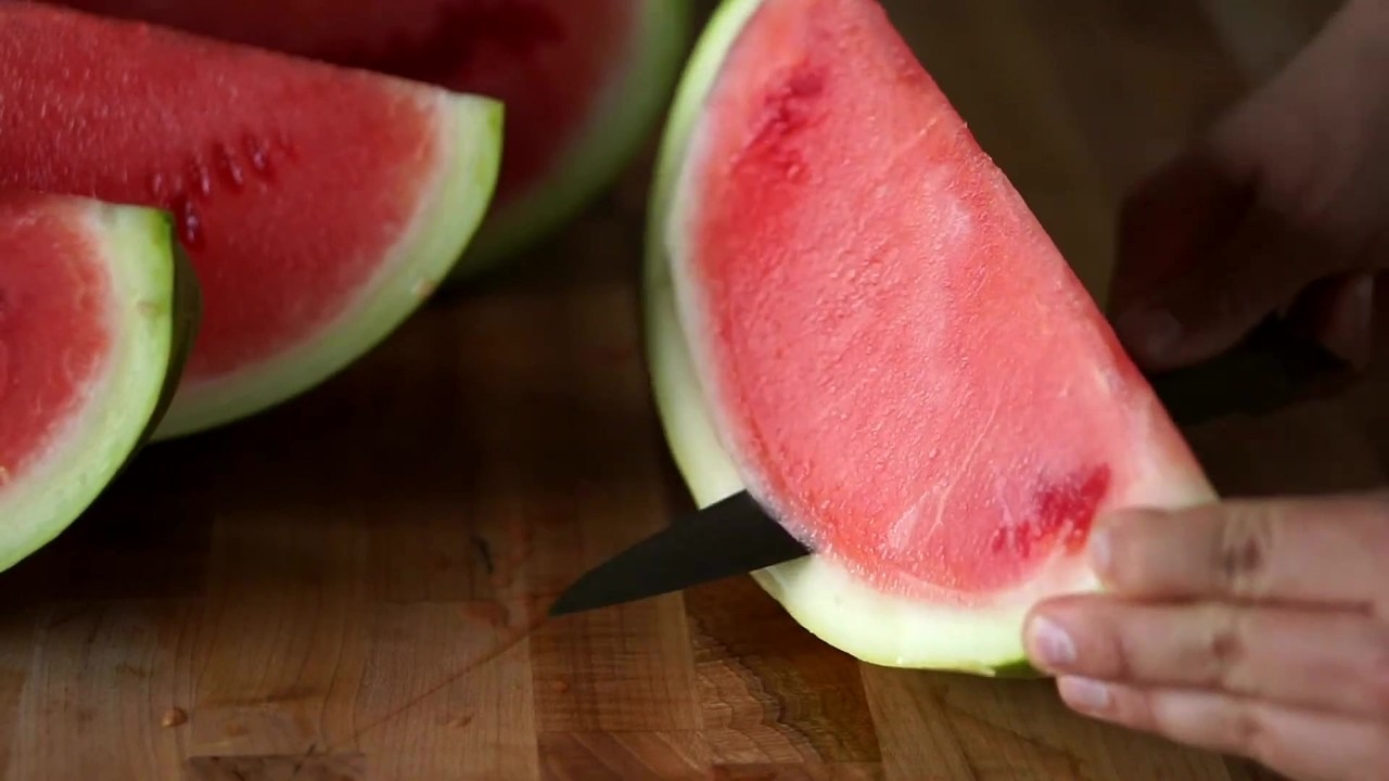 Matt makes watermelon agua fresca with hibiscus ice