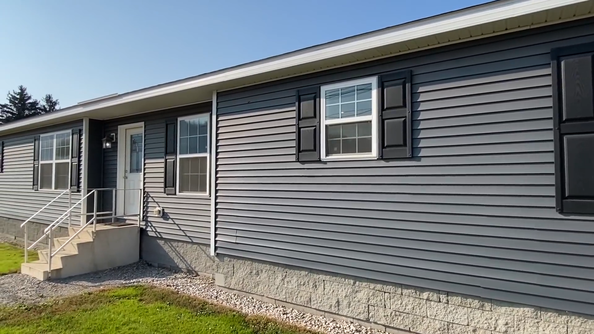 This modular home is designed with entertaining in mind