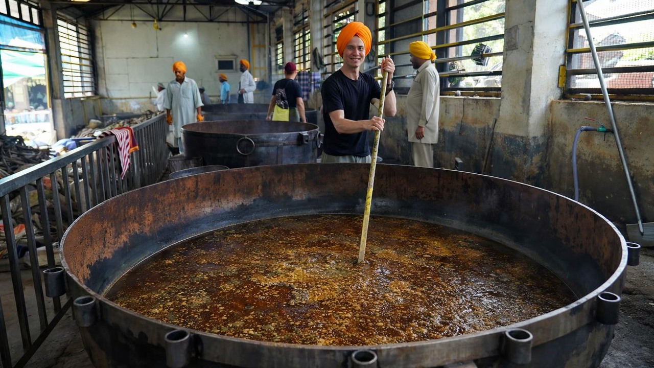 Inside India's Golden Temple kitchen that feeds over 100,000 people a day