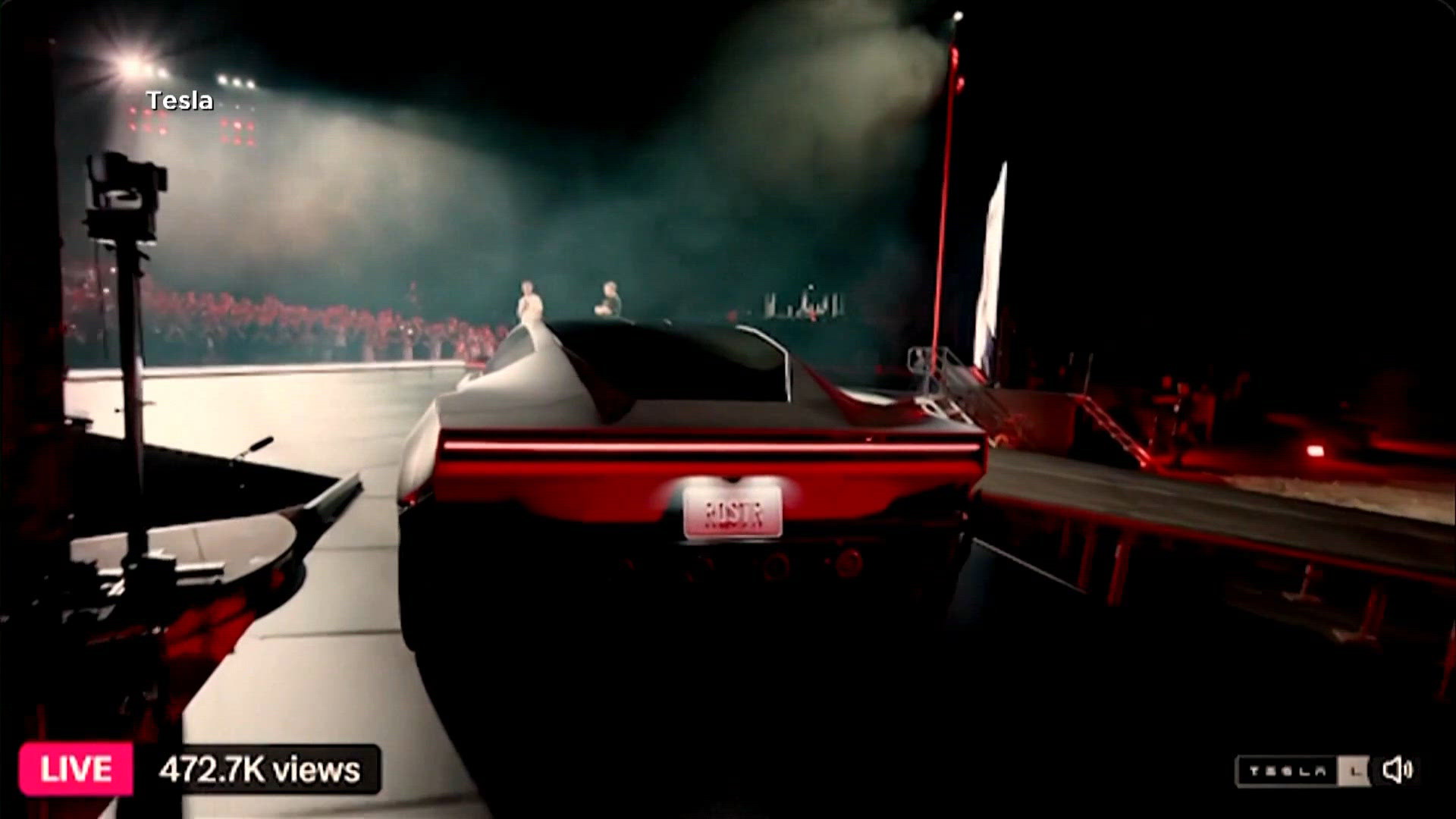 Tesla unveils long-awaited Roadster with rocket-inspired thruster system