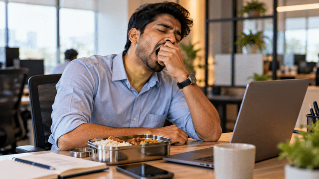 Why do you feel sleepy after lunch? 6 simple reasons