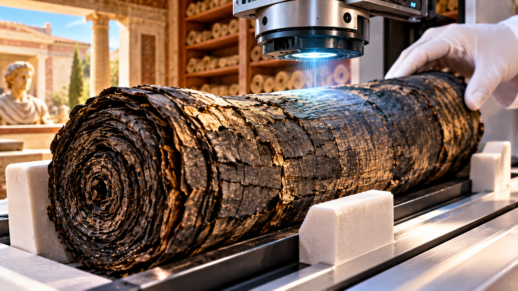 Herculaneum Scrolls - The Burned Roman Library Still Being Decoded