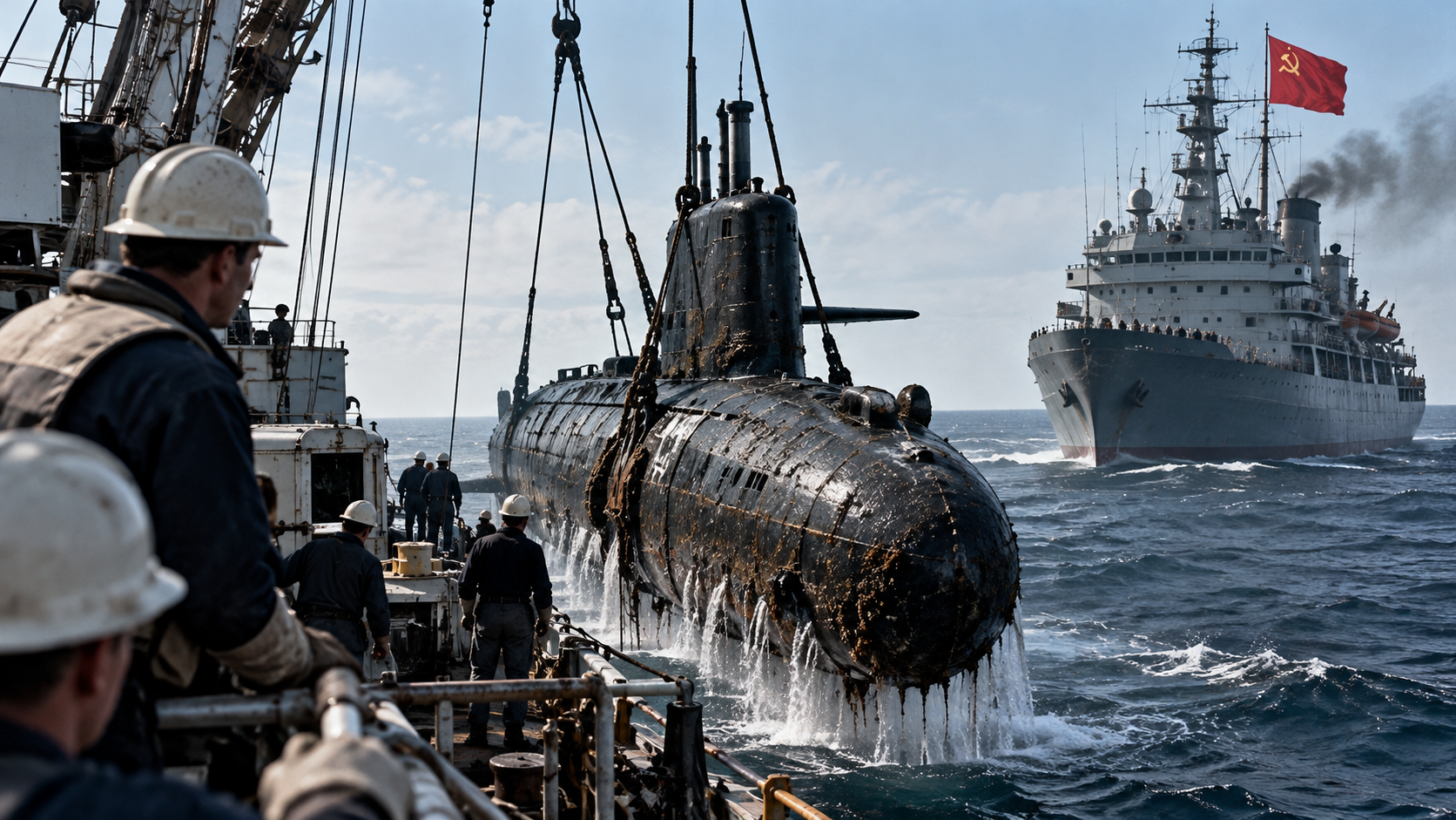 The CIA pretended to mine the Pacific Ocean - then a Soviet ship ...