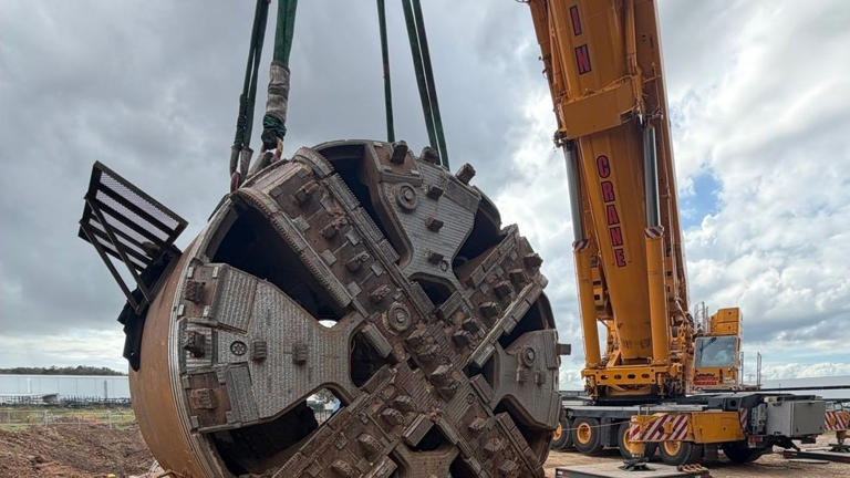 Elon Musk's Boring Company brings massive tunnel machine to Morgan's ...