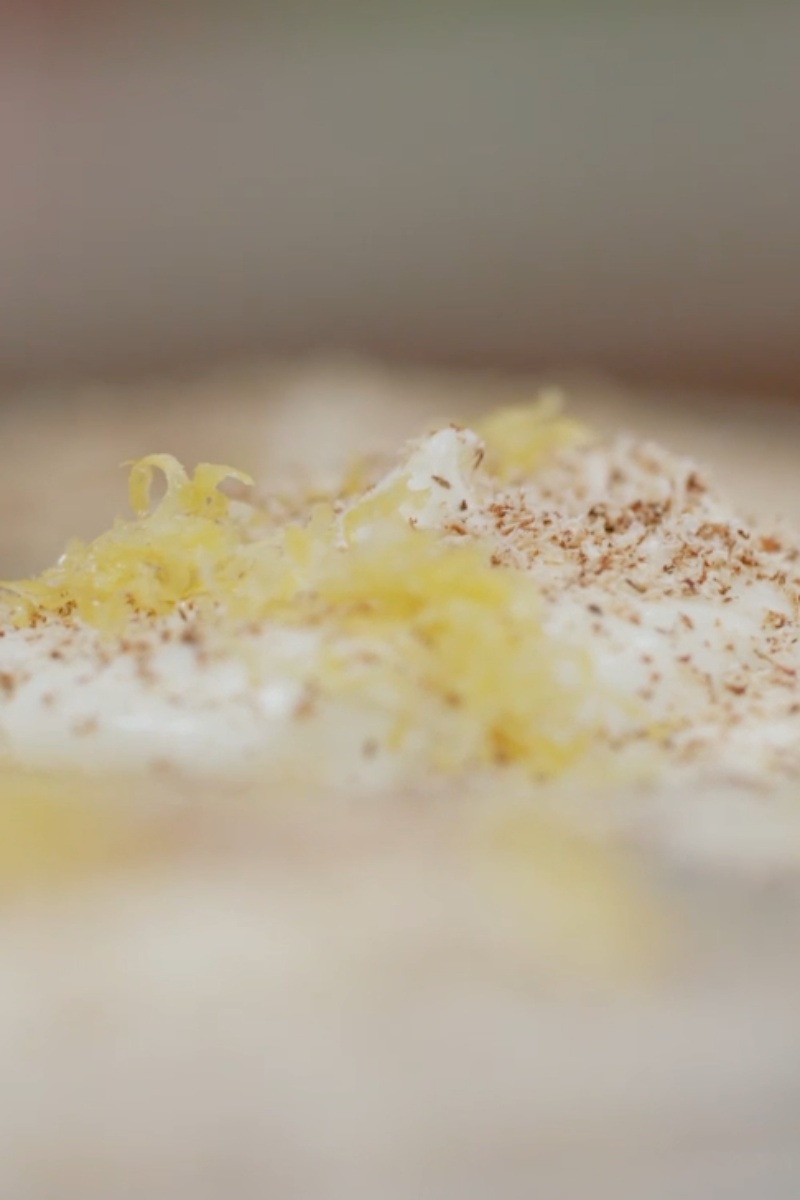 Easy no-bake cheesecake jars with fresh lemon zest