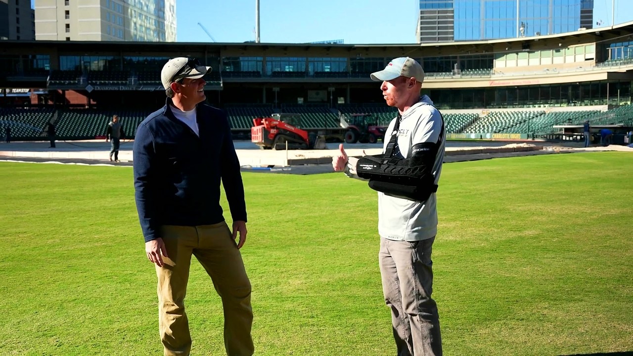 Baseball field transforms into a flexible stadium for different events