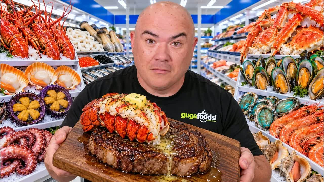 Testing different seafood combinations with steak to find the best pairing