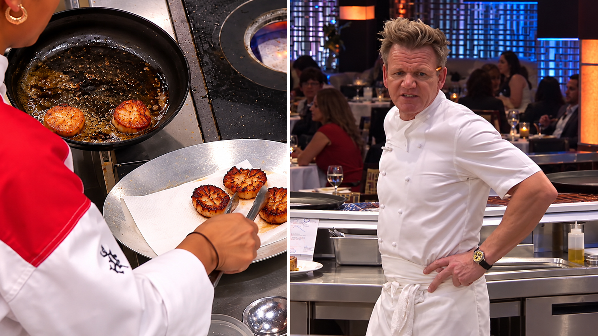 Chef Ramsay loses patience over basic cooking mistake