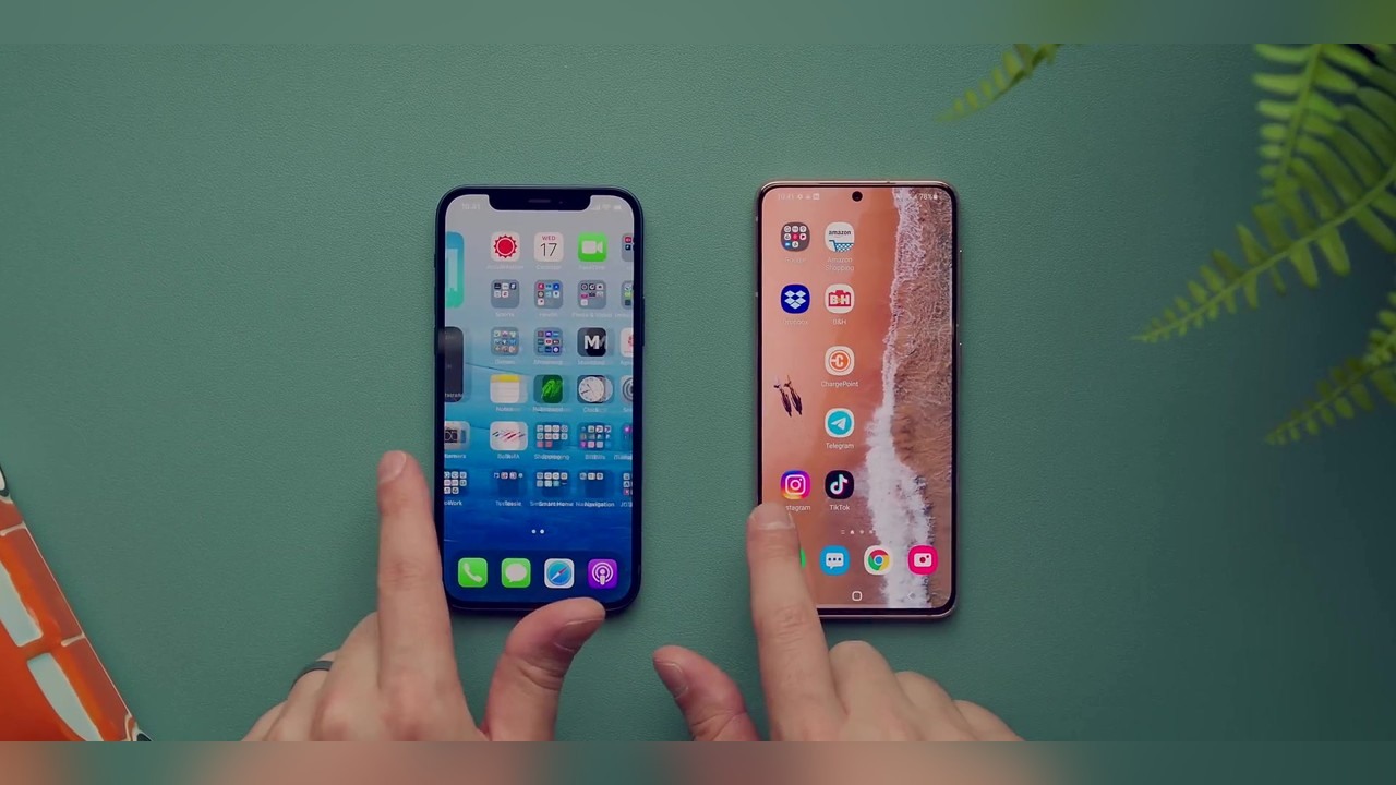 Throwback to Jon Rettinger comparing iPhone 12 and Galaxy S21