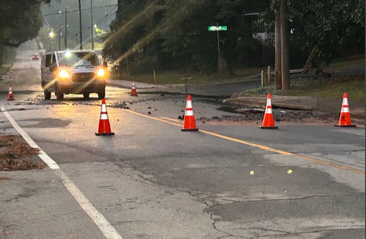 DeKalb County road reopens after crews fix water main break