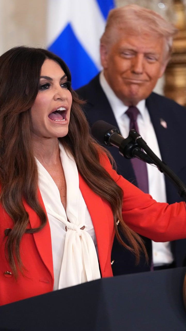 Kimberly Guilfoyle absolutely crushed as Trump turns his back on her