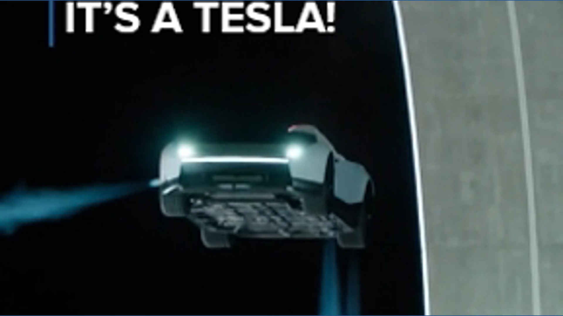 Tesla unveils 'flying' car