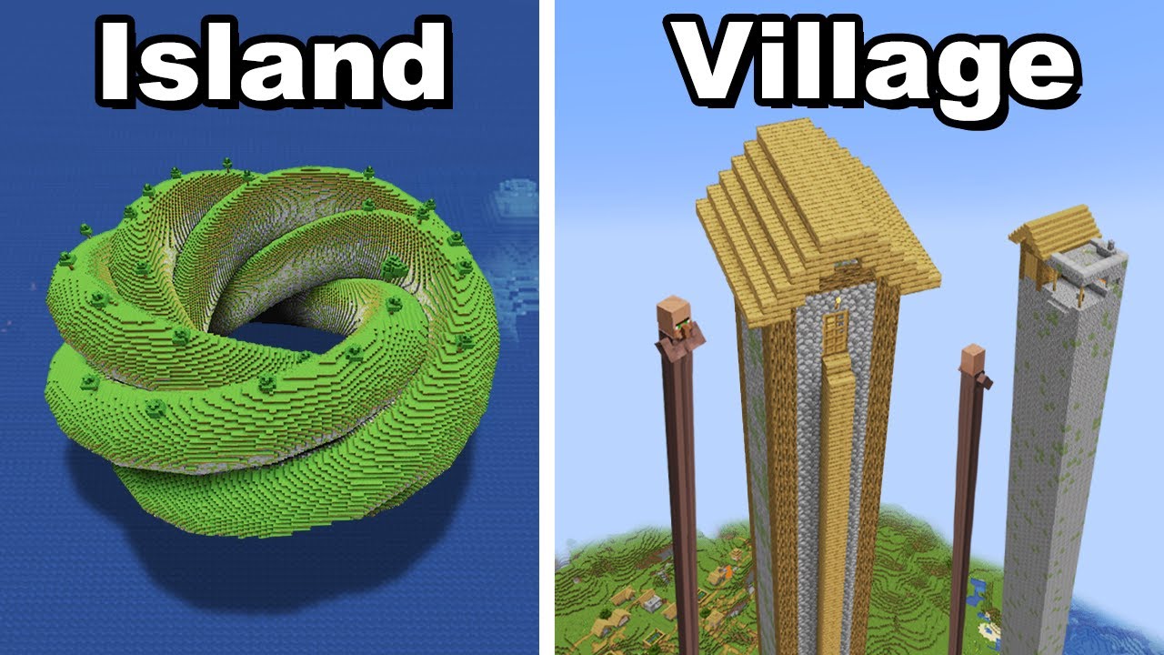 I searched 1 million Minecraft seeds and found this