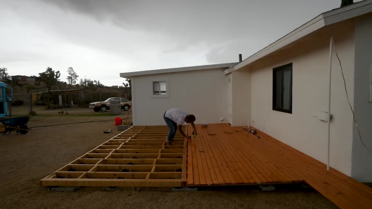 How I built a low-profile backyard deck for $1,294 instead of using ...