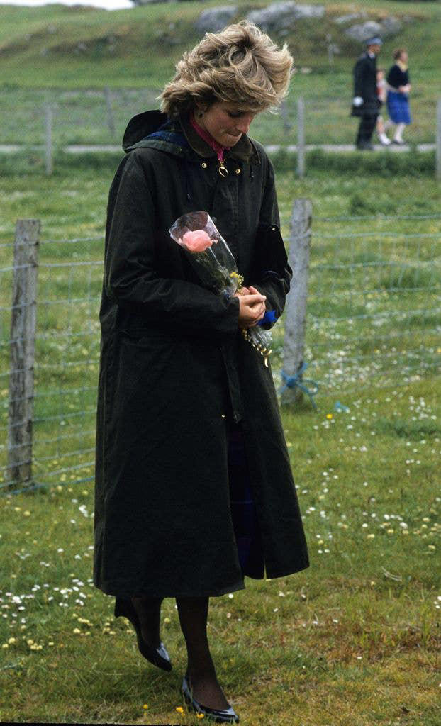 Princess Diana's iconic Barbour raincoat moment was years ahead of its time