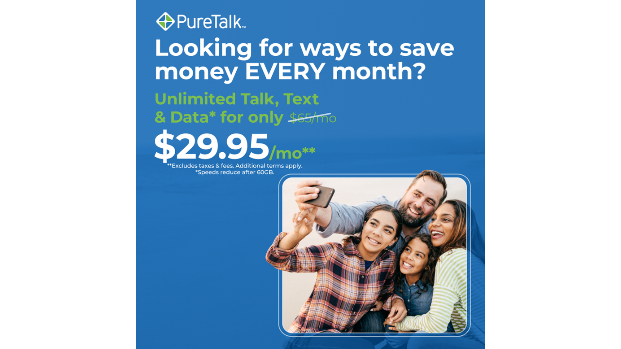 FOX readers get $30/month unlimited phone plans for life with PureTalk