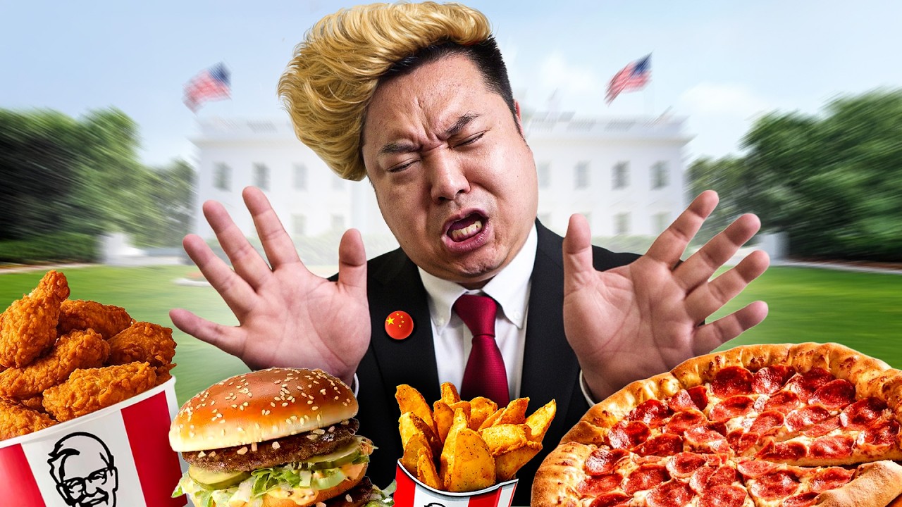 I fed a Trump impersonator his favorites 🍔