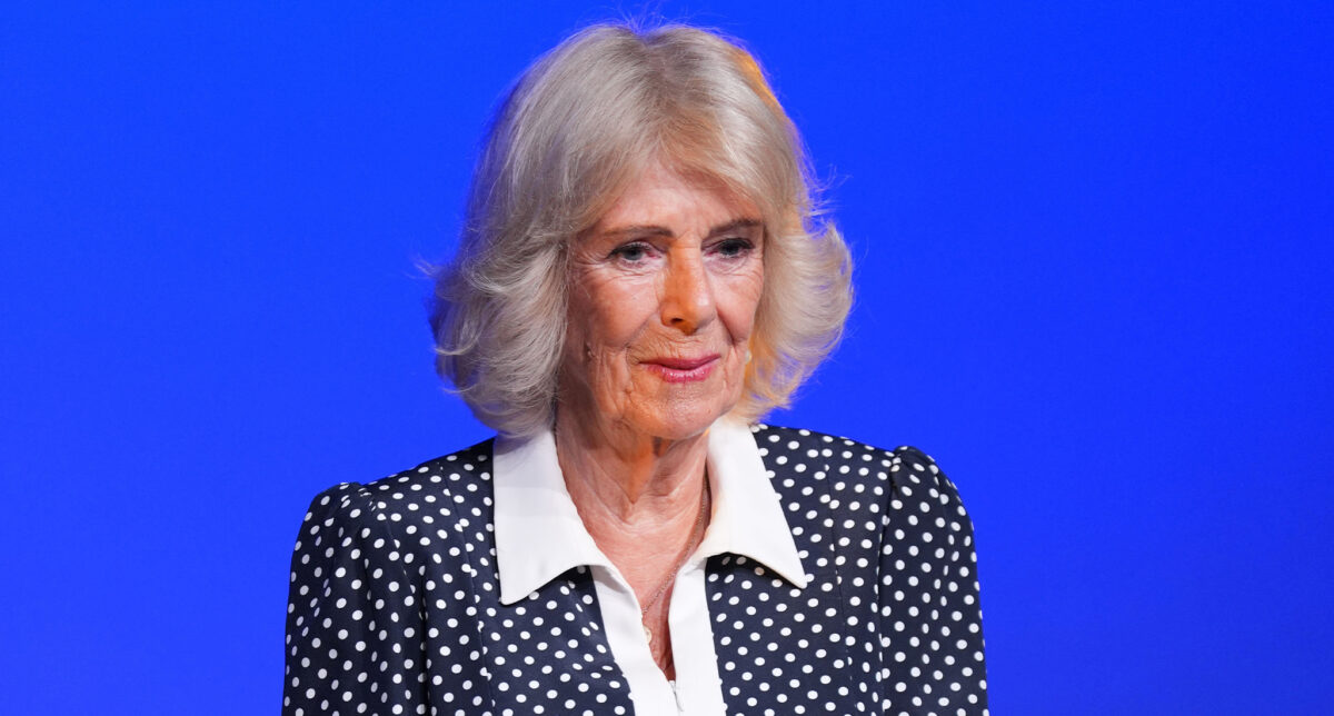 Queen Camilla wears meaningful brooch (while nailing fall's top color ...