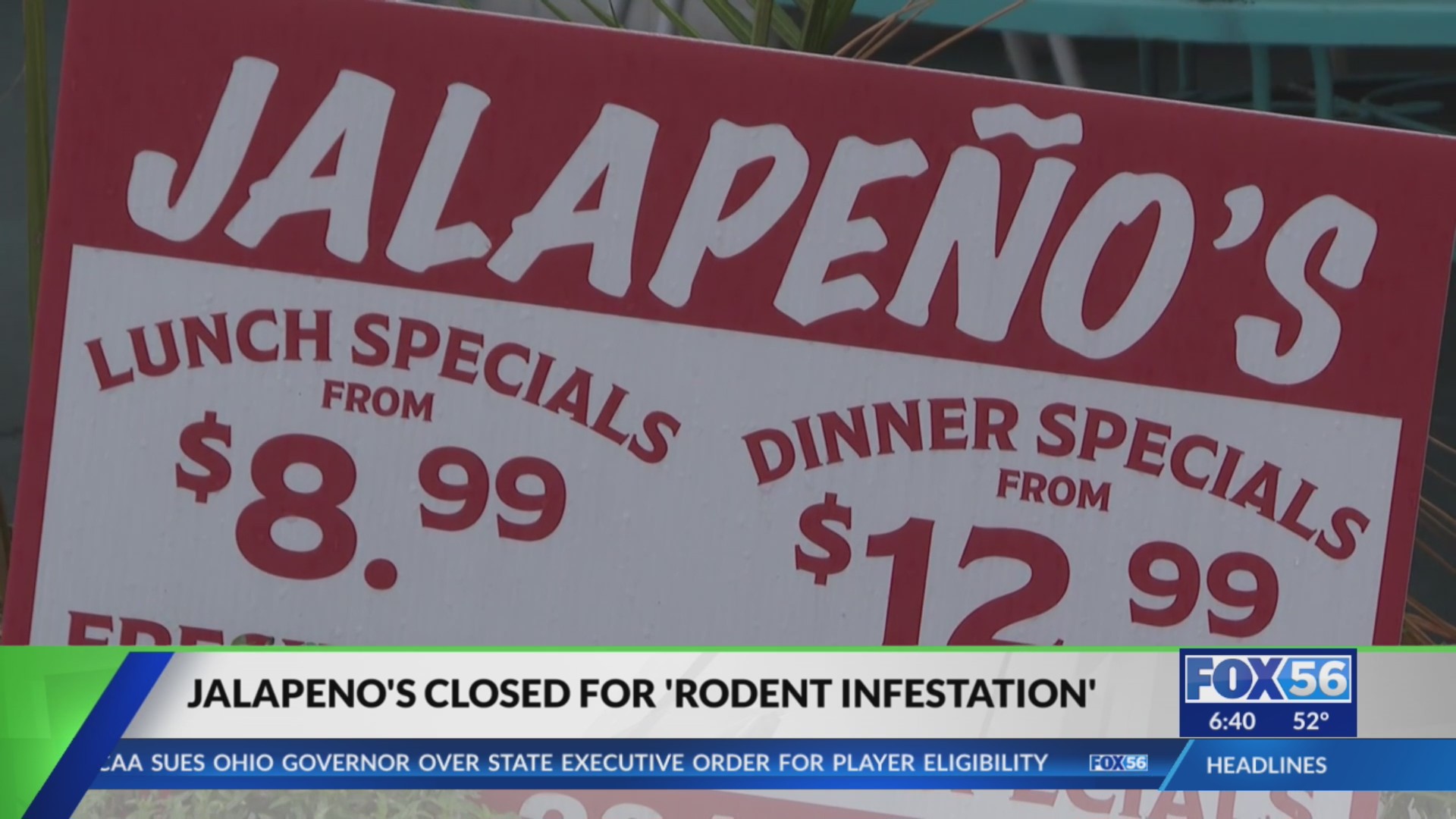 Lexington Mexican restaurant temporarily closed