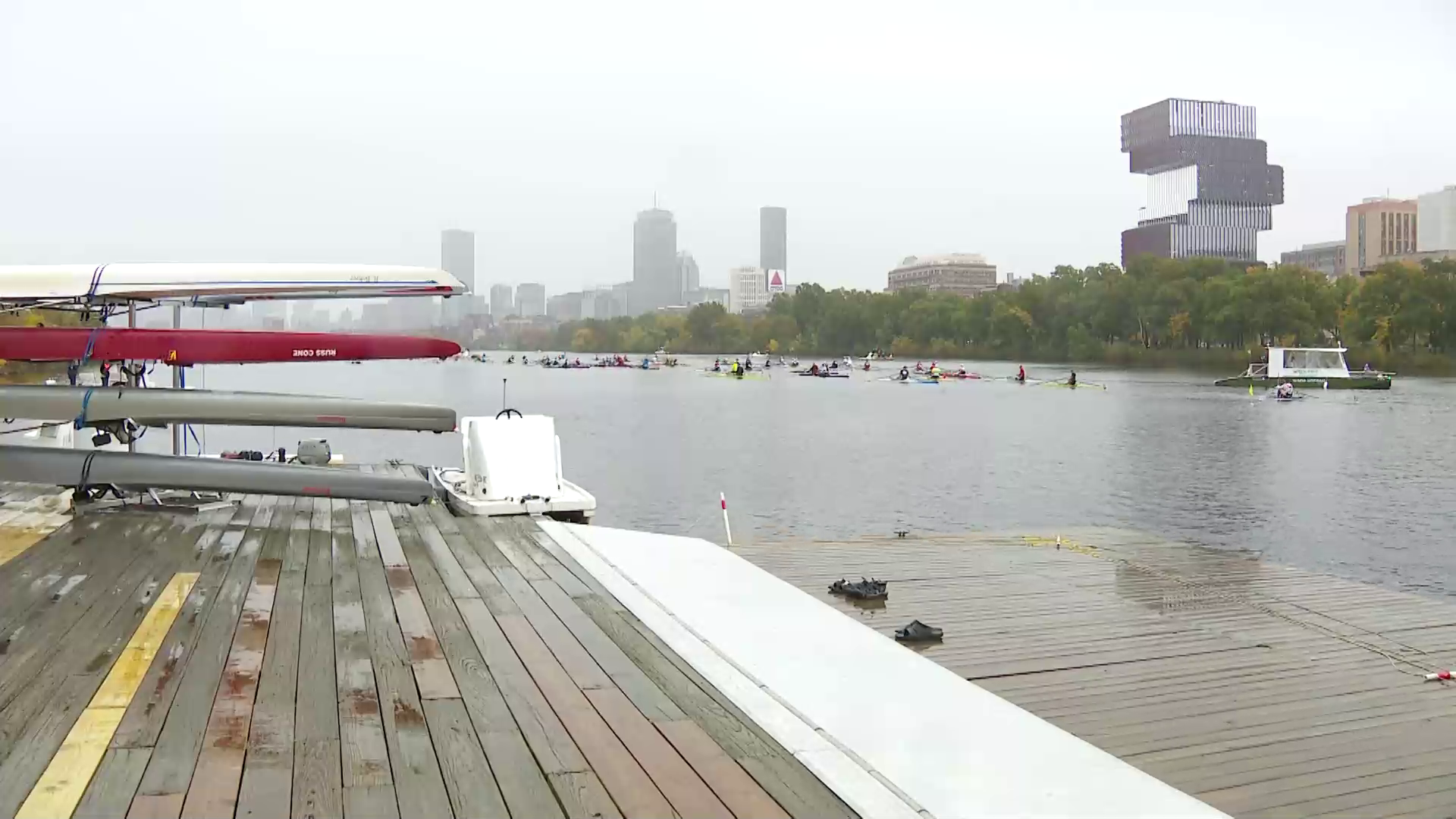 Head of the Charles begins in Boston despite rain