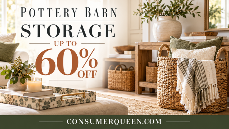 Pottery Barn storage sale: Save up to 60% on home organization