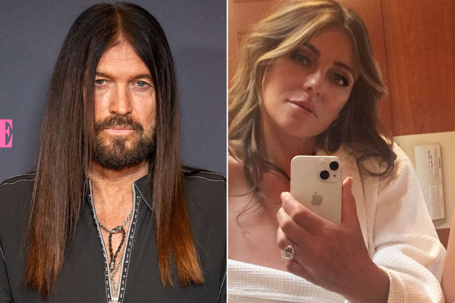 Billy Ray Cyrus fuels engagement rumors after Elizabeth Hurley flashes ...
