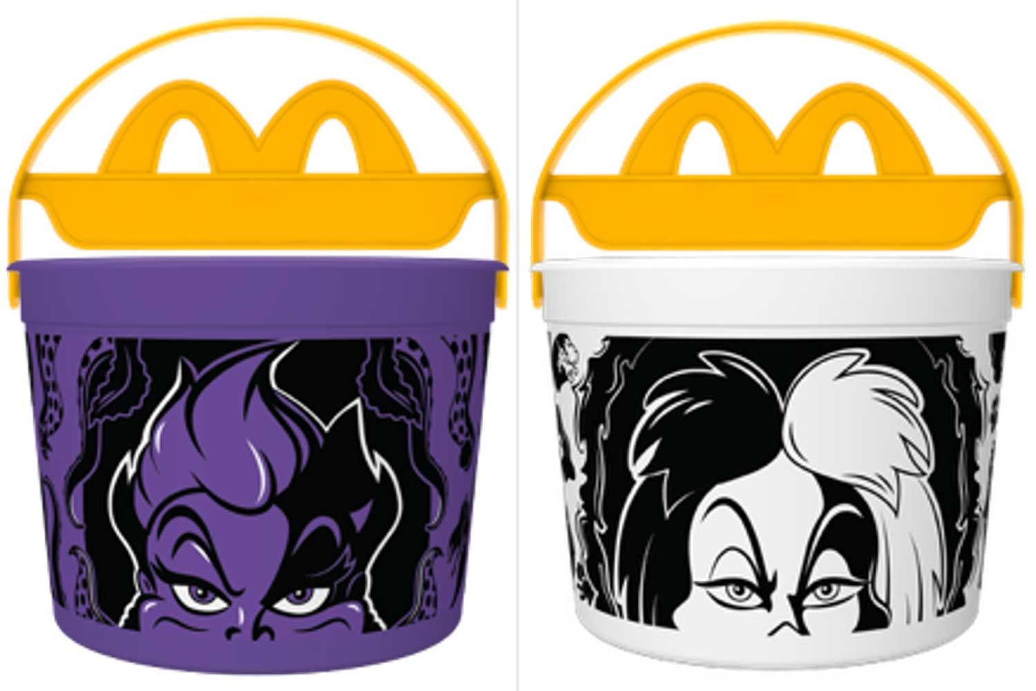 McDonald’s 2026 Boo Buckets feature Disney’s most notorious villains