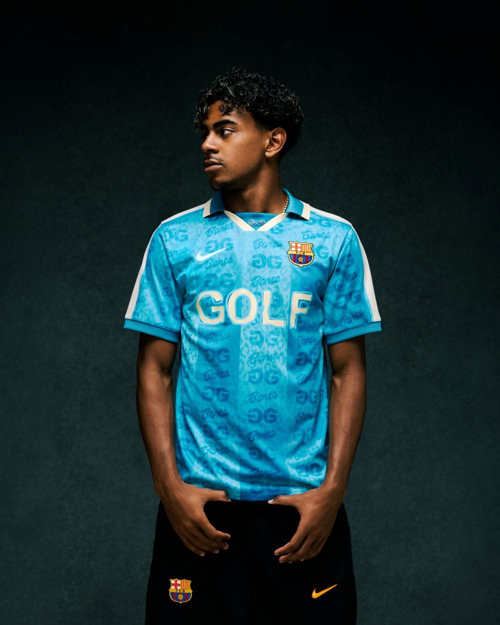 Why does Barcelona's jersey say GOLF? El Clasico kit explained