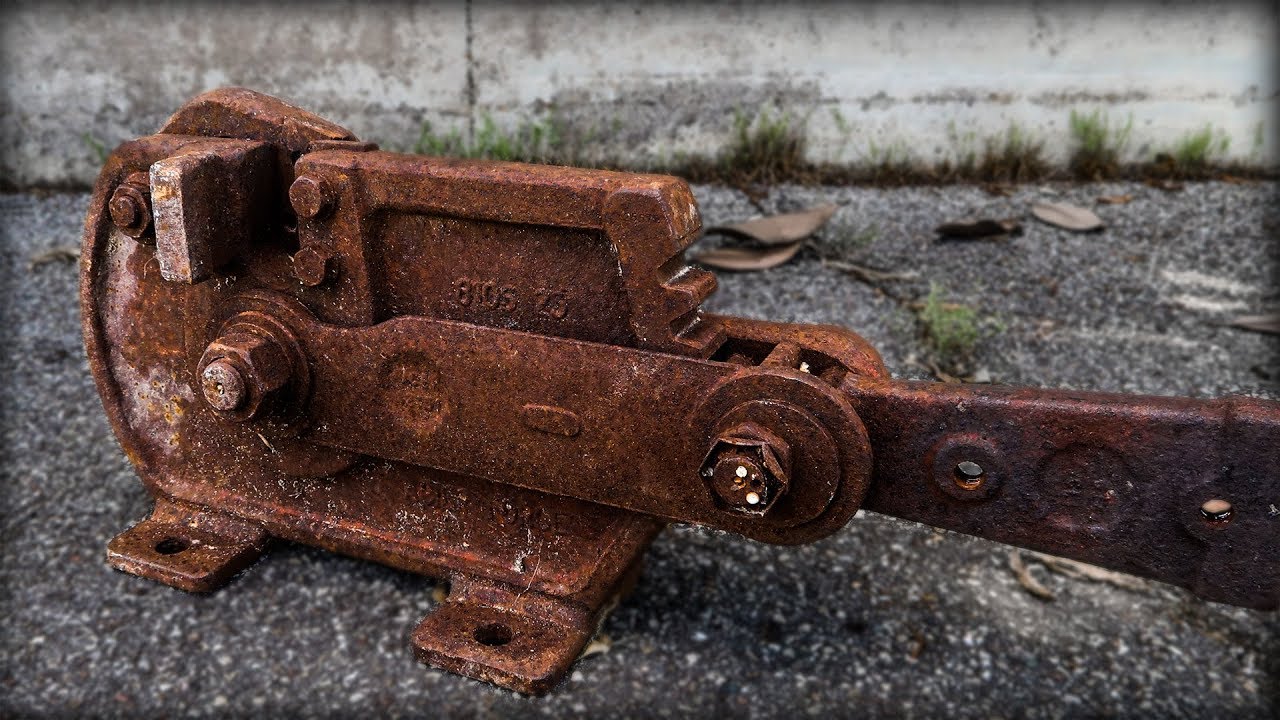 I rebuilt a 70-year-old rebar shear 🔧