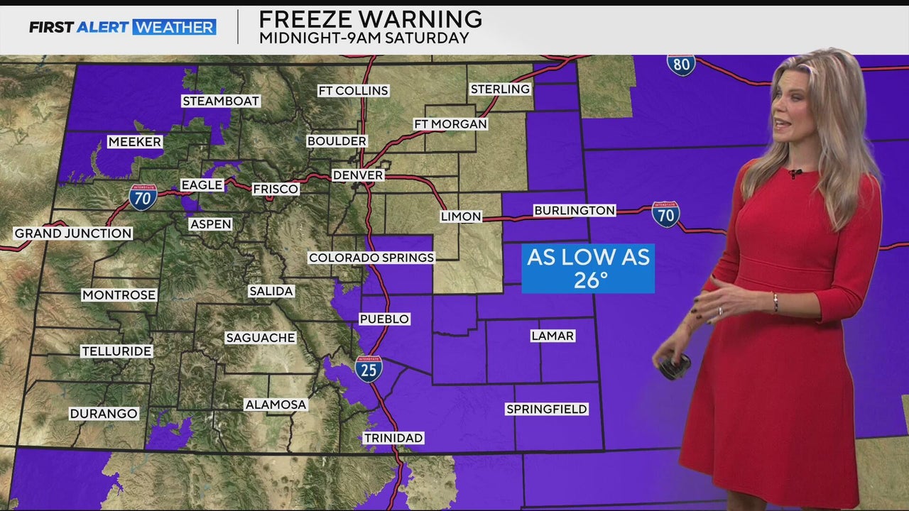 Chilly Saturday morning in Colorado but quickly warming up