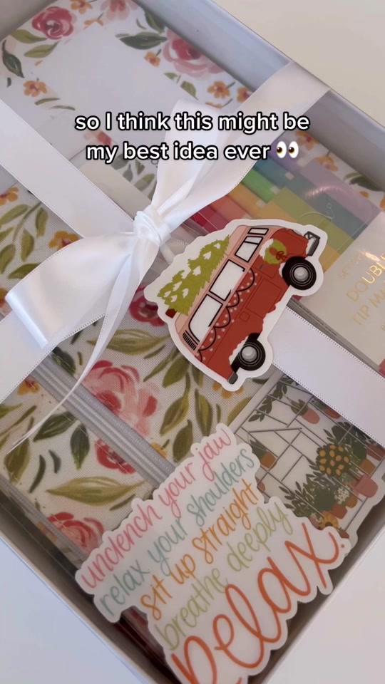 I turned my stickers into reusable gift tags