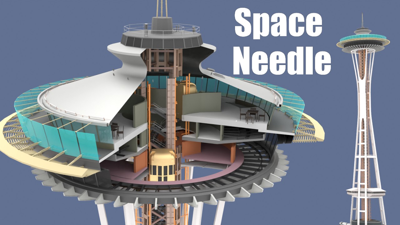 What's hidden behind the Space Needle?