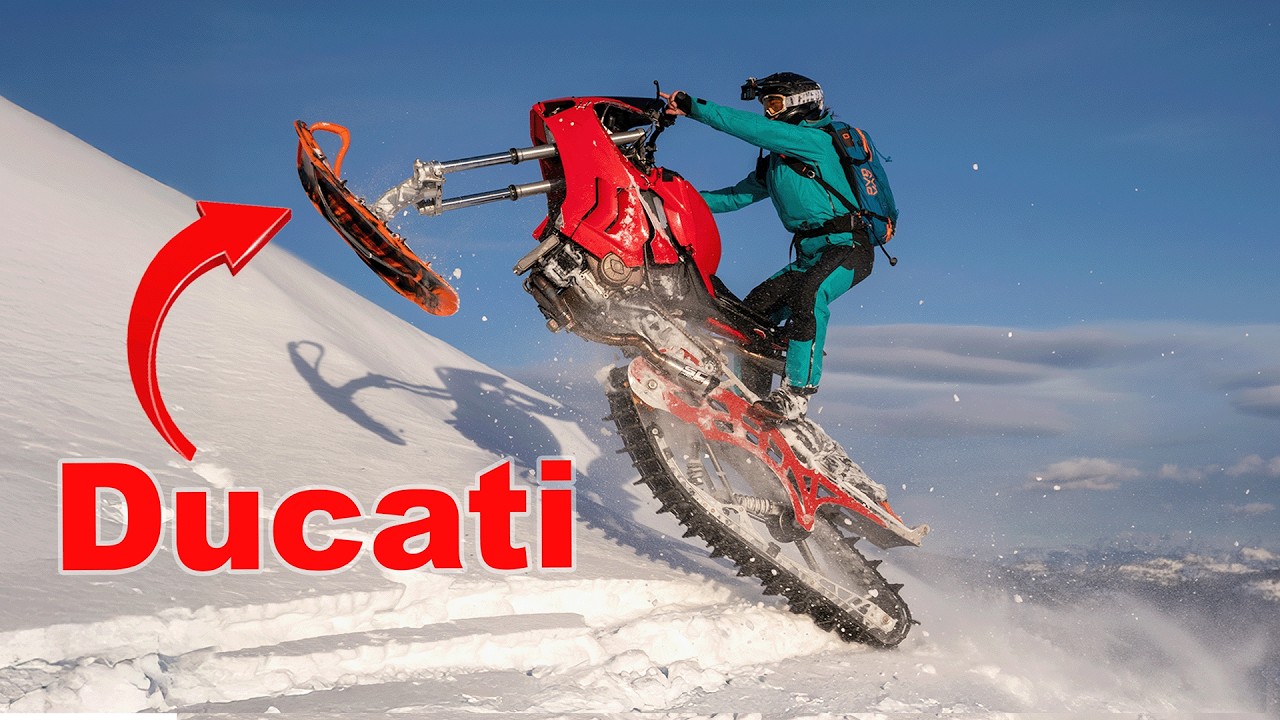 I took the world's fastest snow bike for a spin! 🏍️ ️
