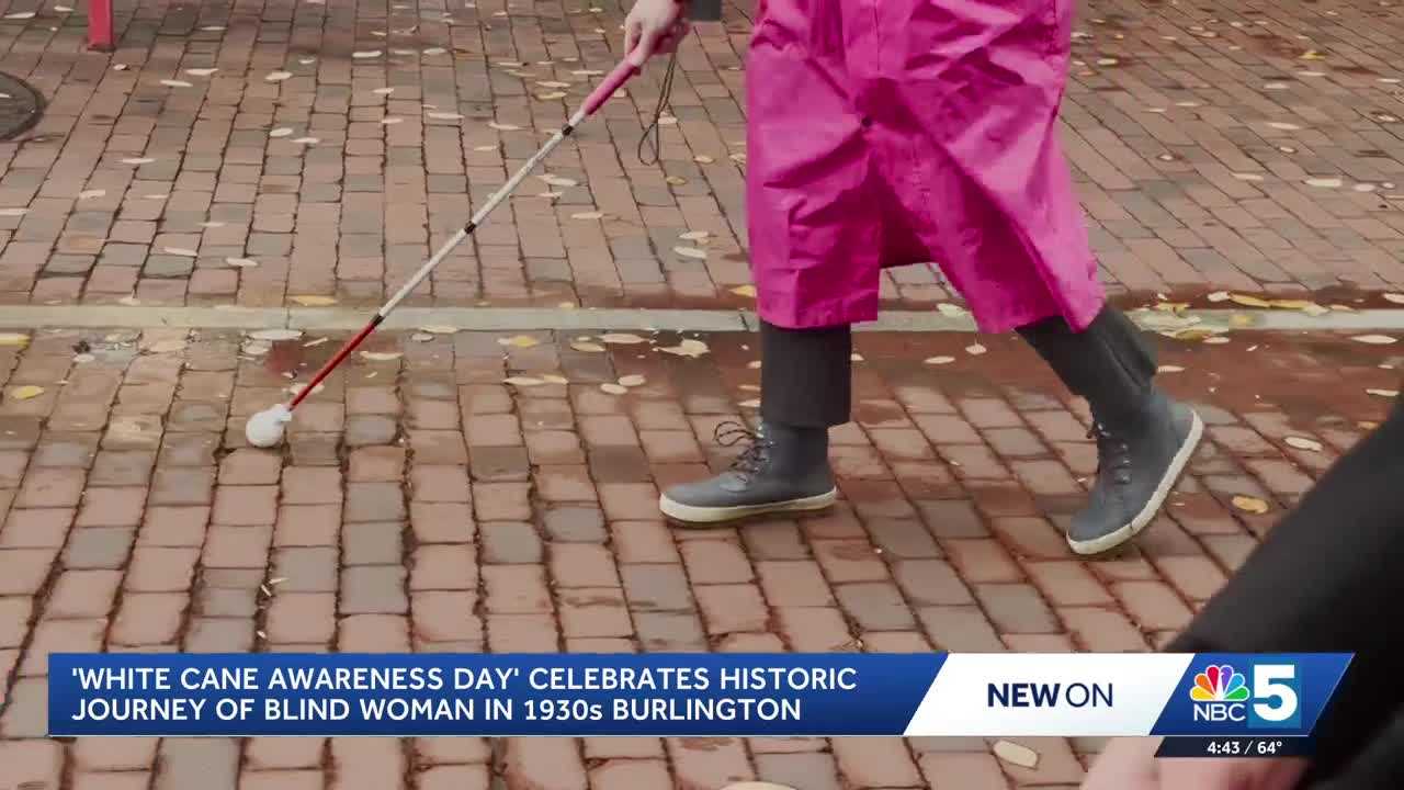 Burlington retraces steps of blind pioneer