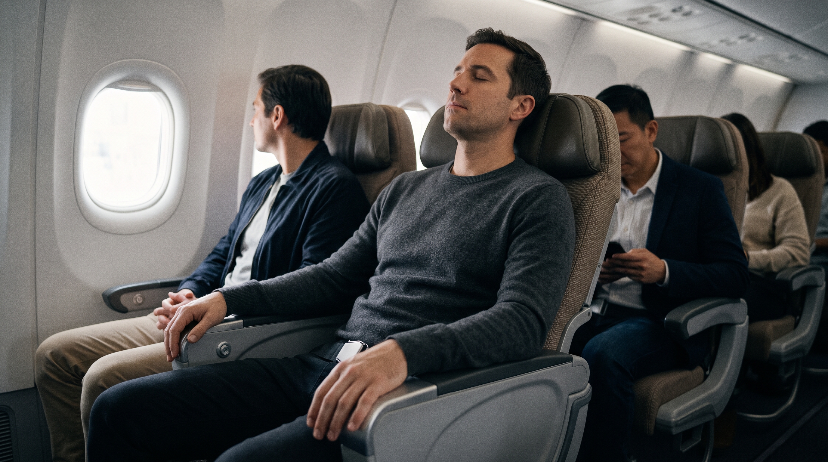 Stuck in the middle seat? Etiquette experts say both armrests belong to you