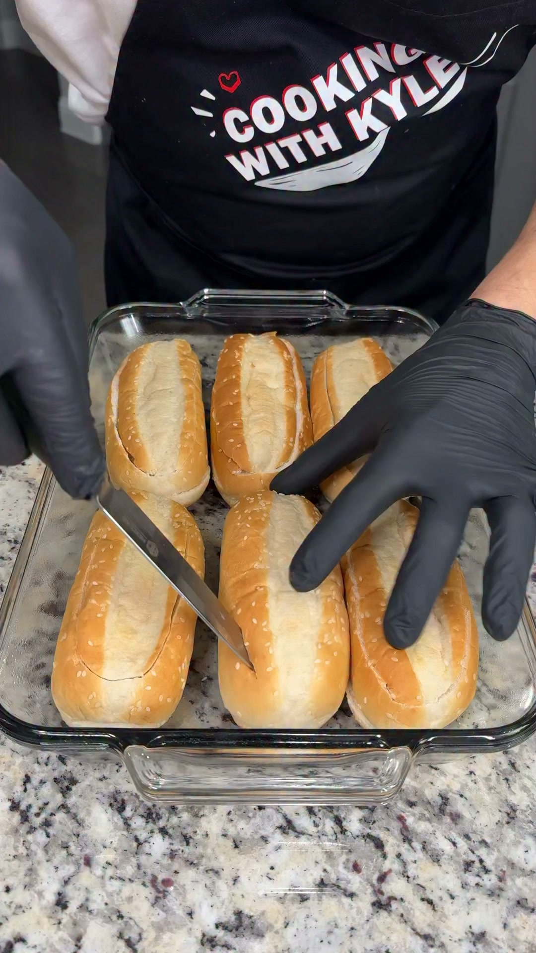 Baked meatball subs