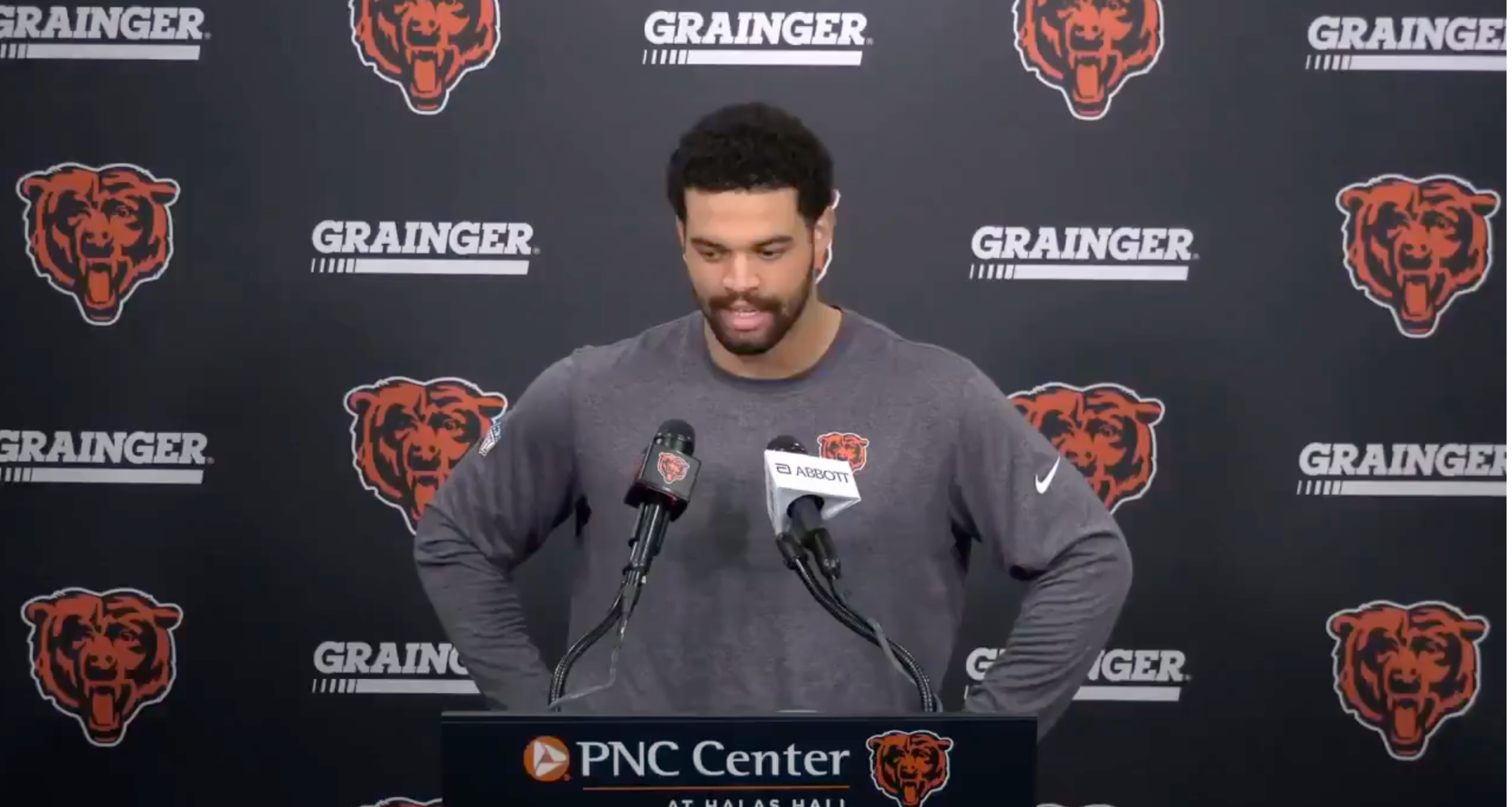 Caleb Williams scolds media over wrong reporting